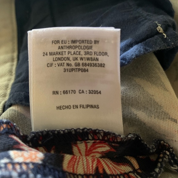 Leifsdottir by Anthropologie Maypol Floral and Bird Bermuda Shorts - Picture 11 of 12